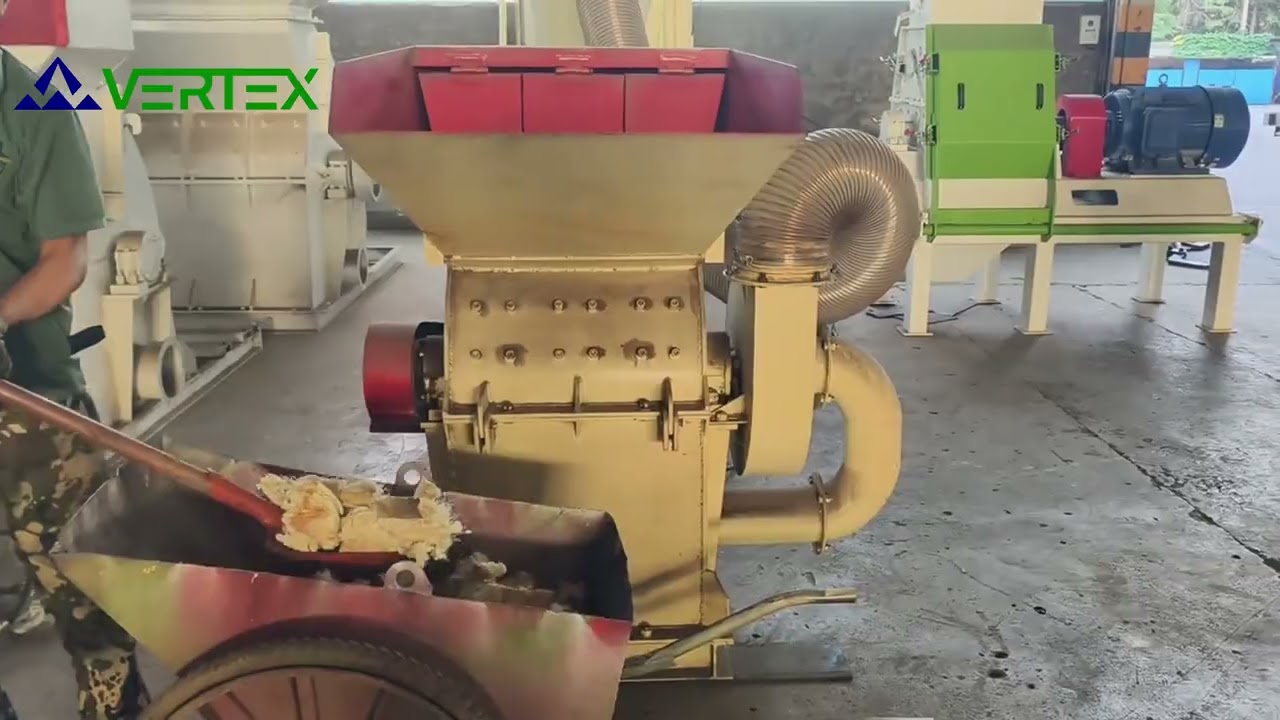 Shredded polyurethane material for use in cement plants and power plants.
