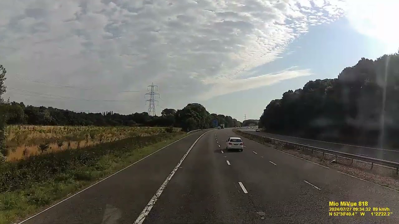 Wielka Brytania. Autostrada M69.