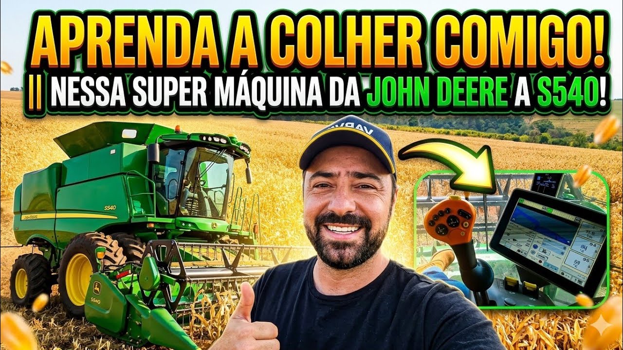 MELHOR CURSO DE COLHEITADEIRAS || CURSO GRÁTIS