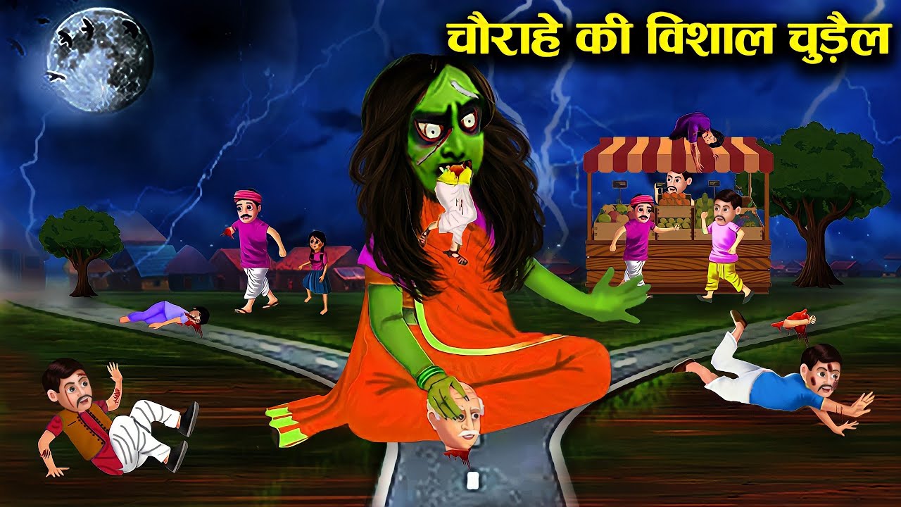 चौराहे की विशाल चुड़ैल ! chaurahe ki vishal chudail ! horror stories ! witch stories, hindi kahaniyan