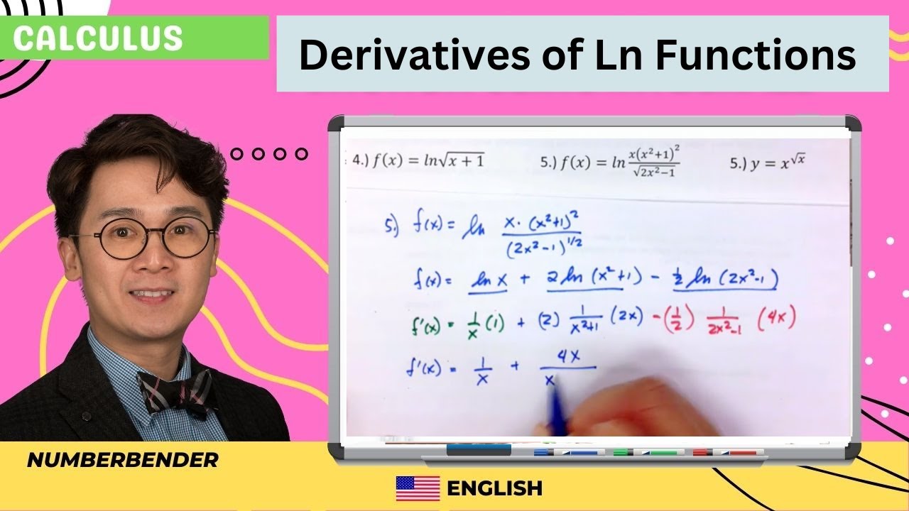 Derivative of Ln Functions | Calculus | Paano?