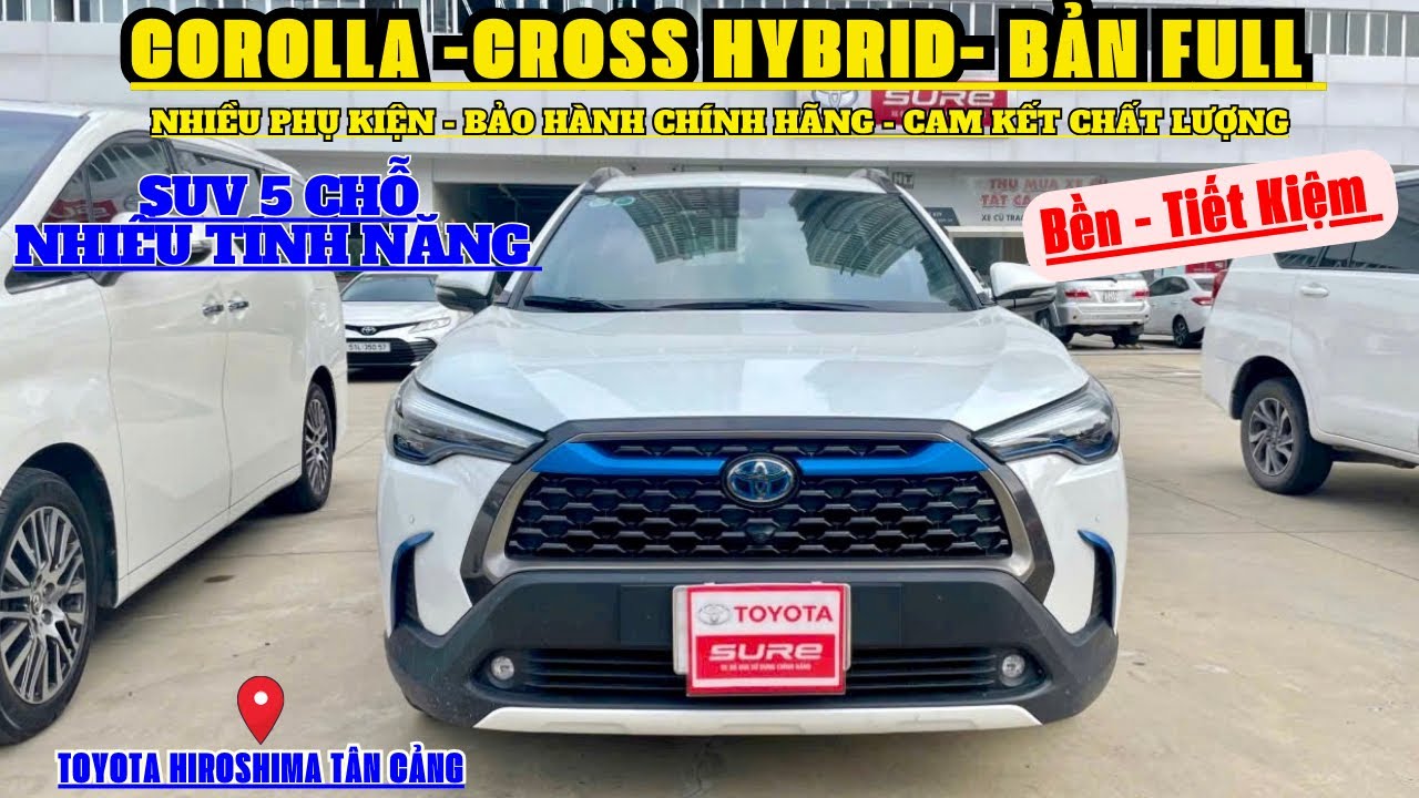 Chỉ Hơn 6 đồng, Toyota Corolla Cross Hybrid 2020, nhiều công nghệ, có 3.7 lít/100 km Toyota Tân Cảng