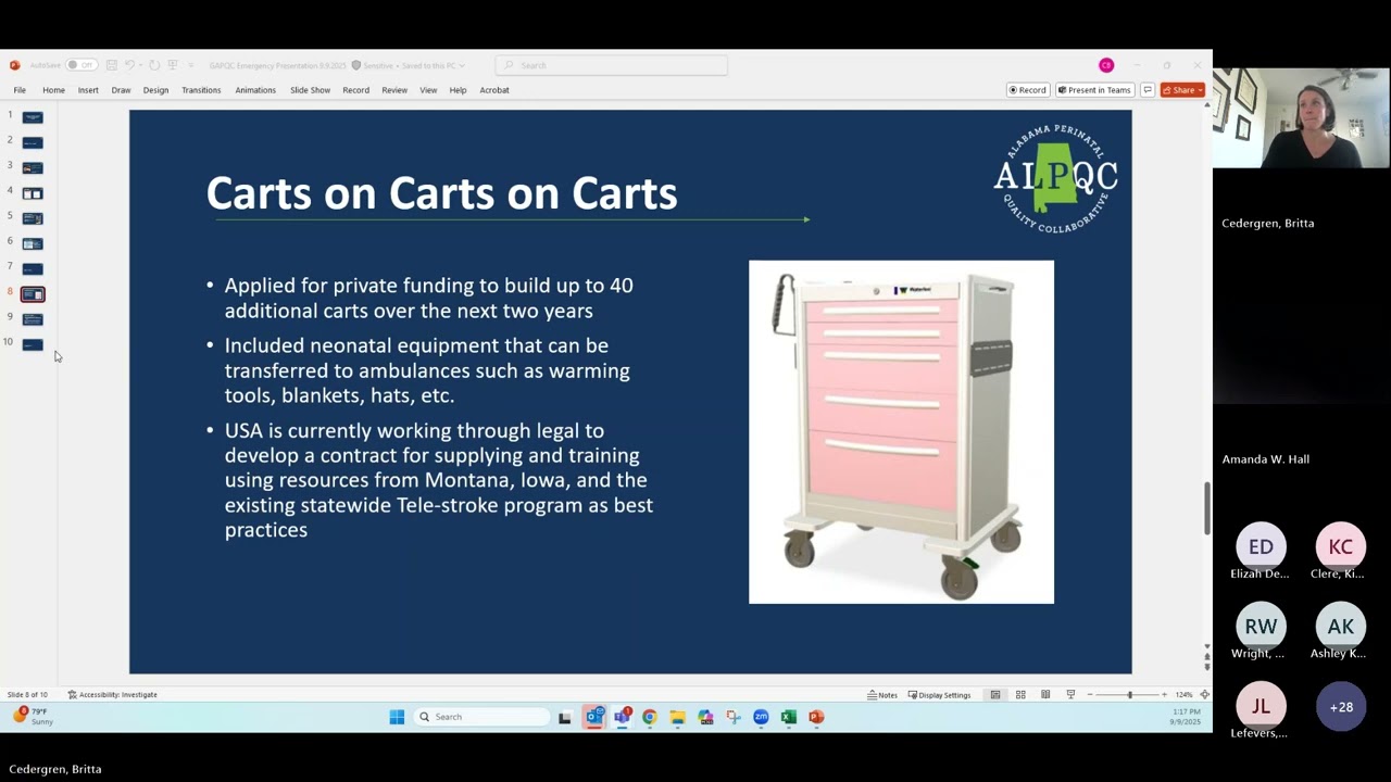 Maternal Webinar: AL PQC Presentation
