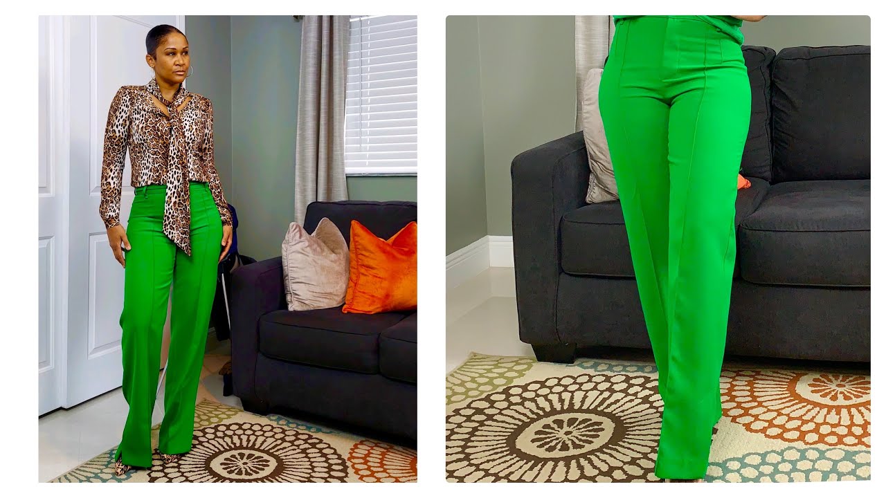 How MANGO Pants Fit on Small Waist and Big Butts||MANGO, WHBM, ZARA, EXPRESS