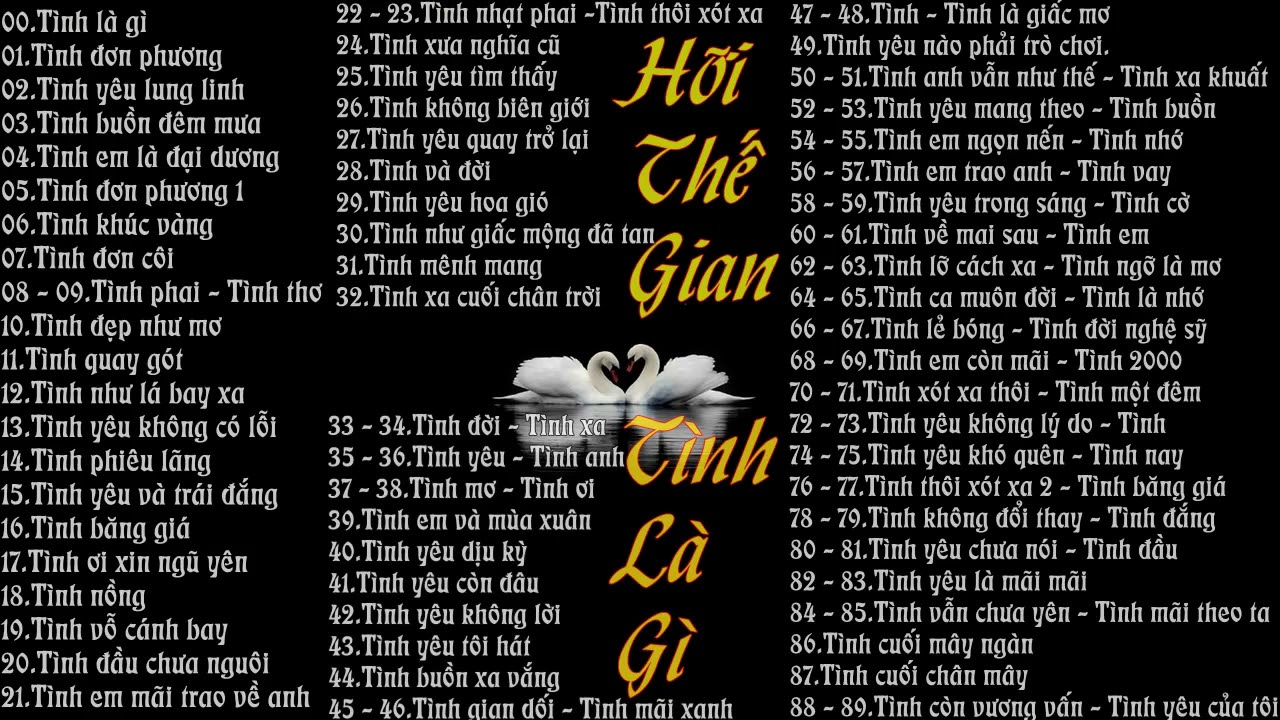 Hỡi Thế Gian Tình Là Gì? Nhạc Hay Ý Nghĩa Nhất Mọi Thế Hệ.