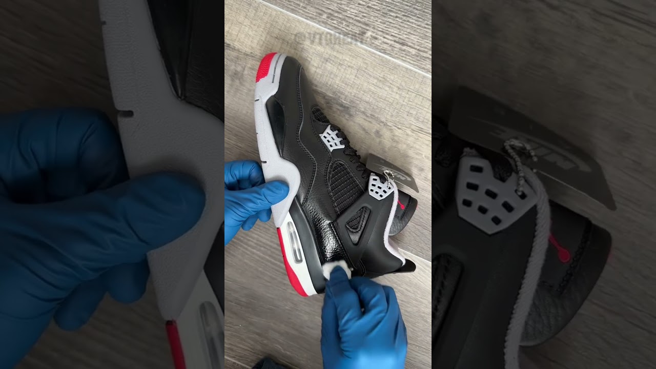 Превращаем Jordan 4 Breds в OG Breds 🎨 (через vtgheat/TT) #shorts
