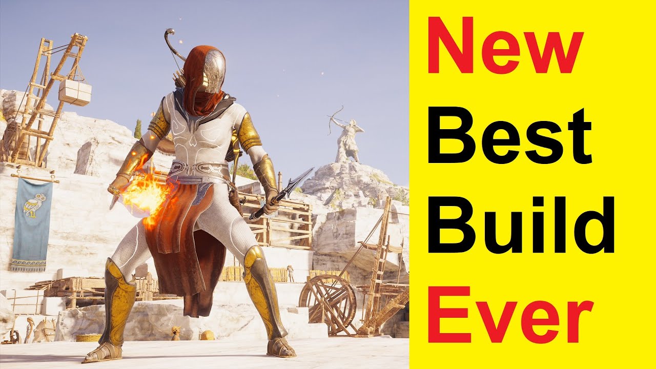 Assassins Creed Odyssey - New Best Build EVER - 100% Godmode,100% Crit Chance, Invincibility Glitch