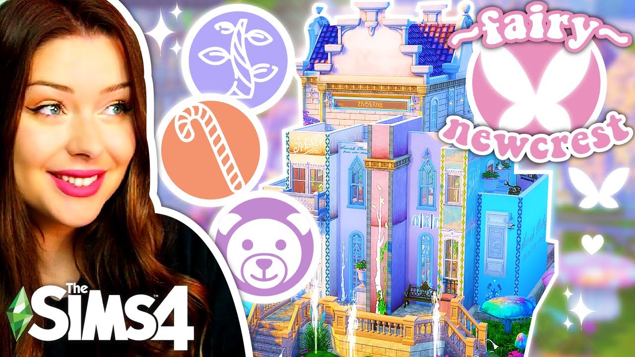 A Library But Each Room is a Different FAIRYTALE in The Sims 4 // Fairy Newcrest