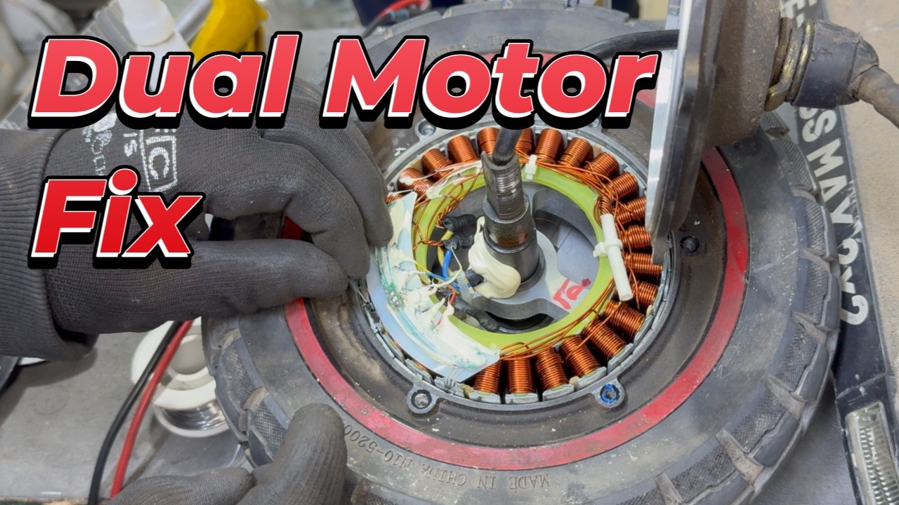 عطلين في سكوتر واحد! UrbanGlide إصلاح شورت الكنترولر وحساسات المحرك Dual Motor Fix ⚡