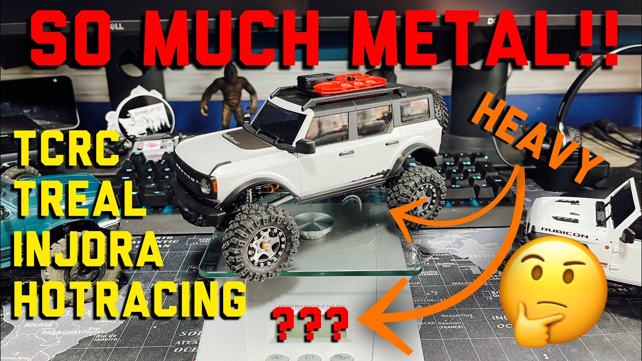Scx24 Bronco обновляет сборку «HEAVY METAL» // Больший вес означает лучший результат?