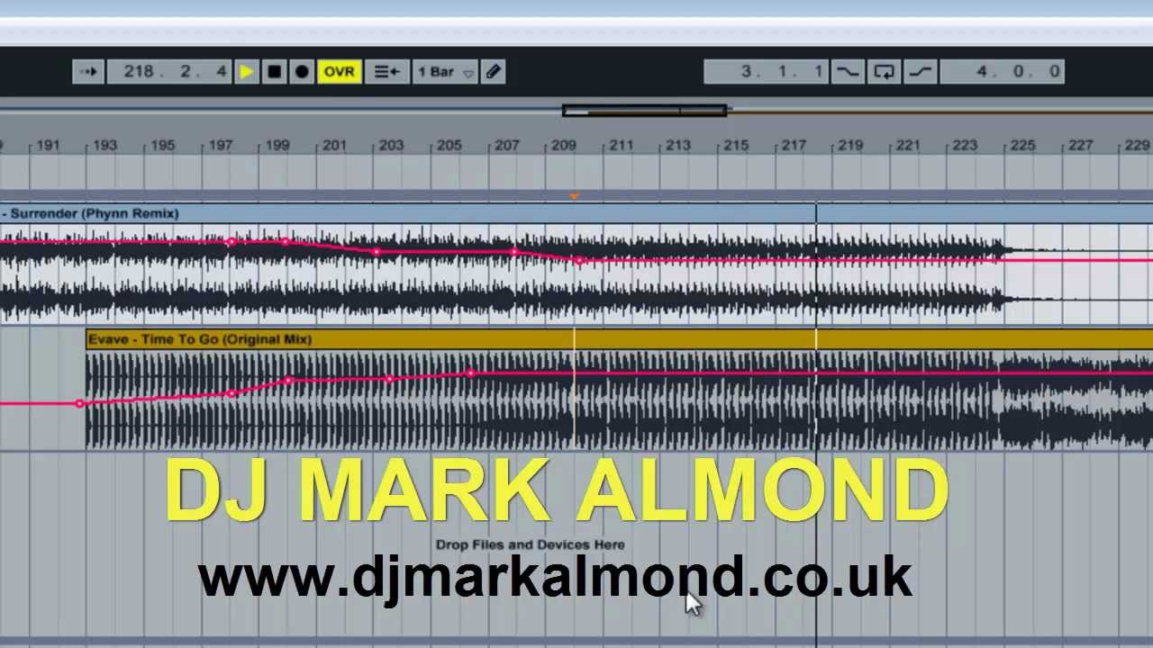 DJ Guide - How to Mix with ABLETON LIVE Tutorial Part 1 by DJ Mark Almond