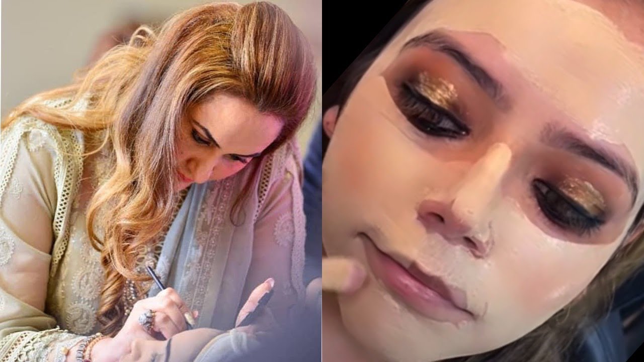 Nargis Bridal Makeup Hairstyle & Skin Care Center | Eye Lashes || Bridal Makeup 2021