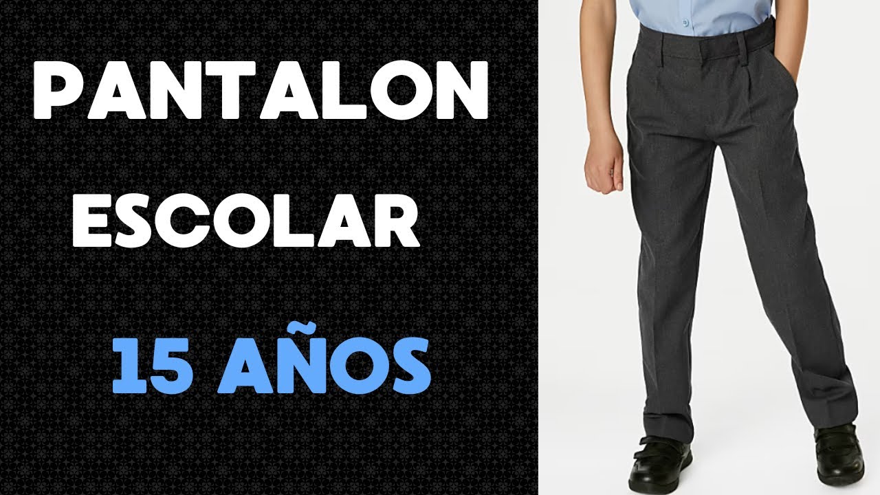 TRAZO Y CORTE DE PANTALÓN (15 AÑOS)
