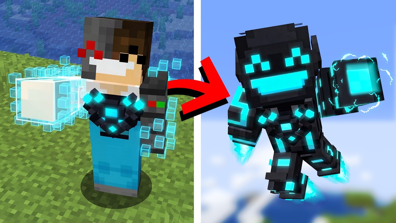 I Became a Bionic Superhero in Minecraft