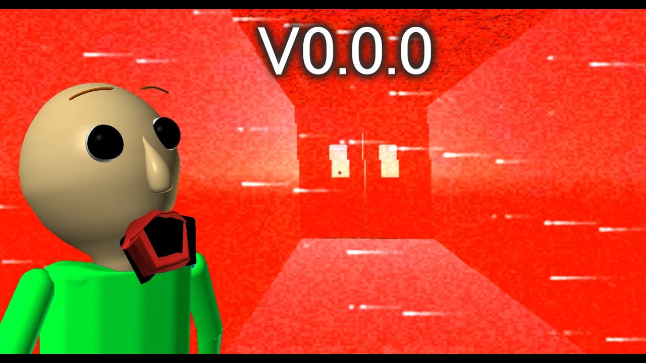 A Lost Baldi's basics version from 1999 [Ancient] - Baldi's basics 1.0 mod