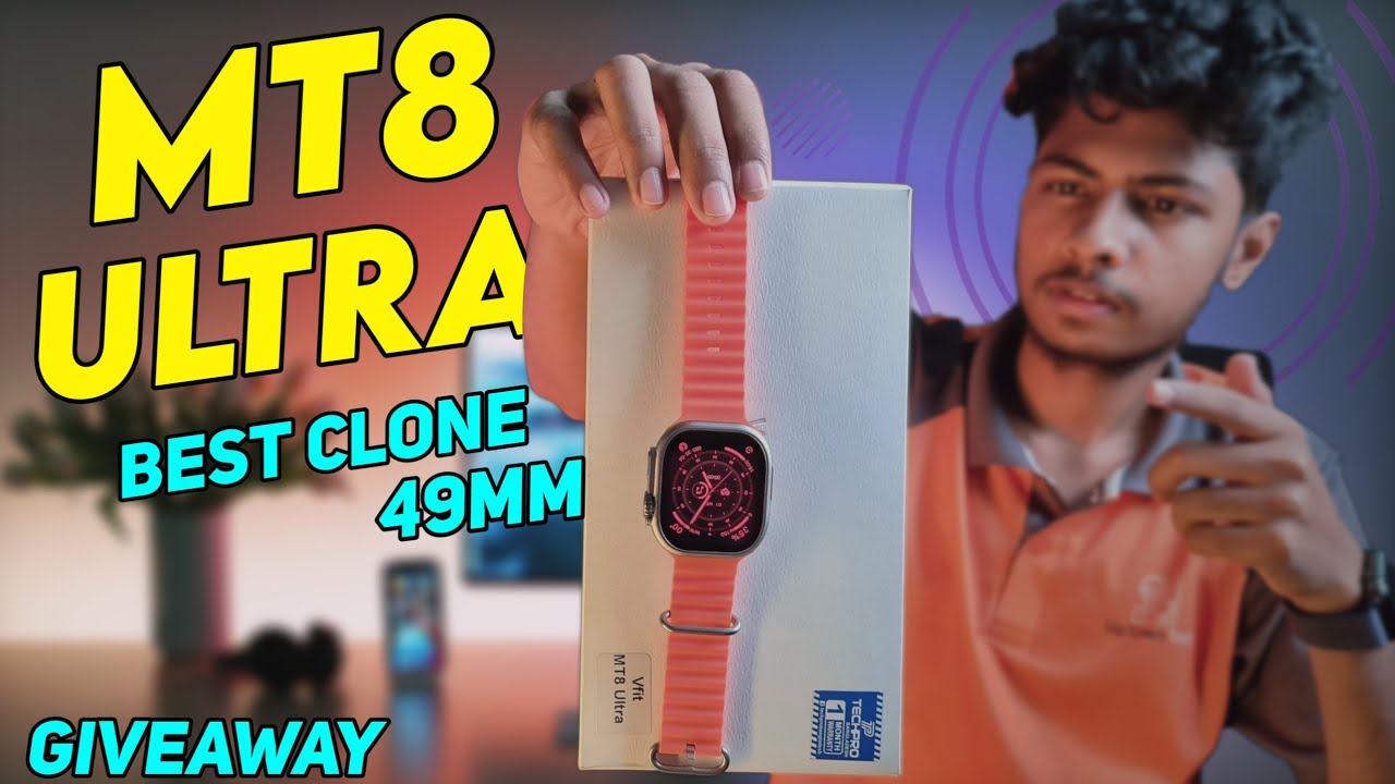 Mt8 Ultra Smartwatch Review || Best Clone For Apple Ultra 49mm