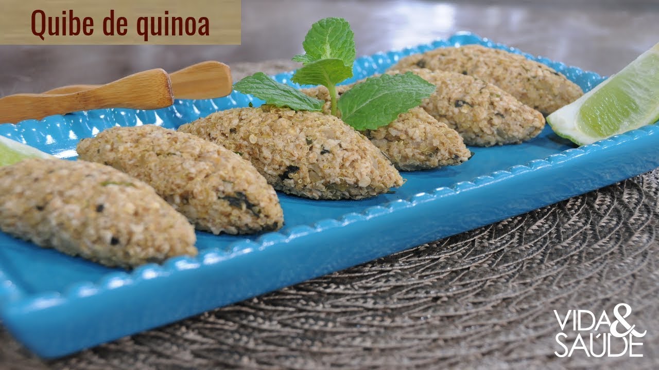 Receita: Quibe de quinoa / Tema: A dieta ideal (03/12/18)