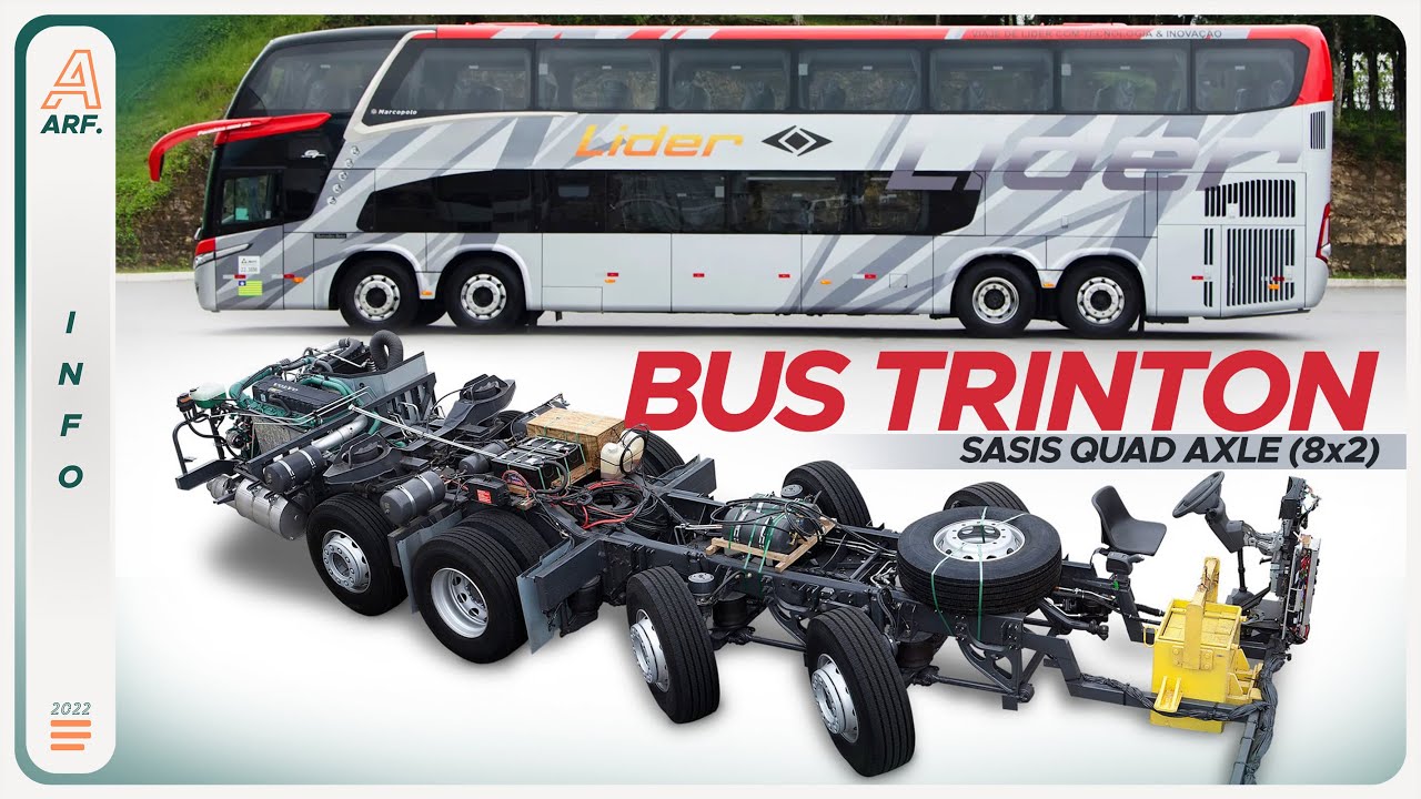 Mengenal Sasis Bus QUAD AXLE (8x2) Apakah Bisa Masuk Indonesia Ya?
