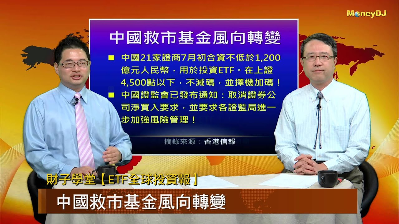 財子學堂【ETF全球投資報-中國救市基金風向轉變】