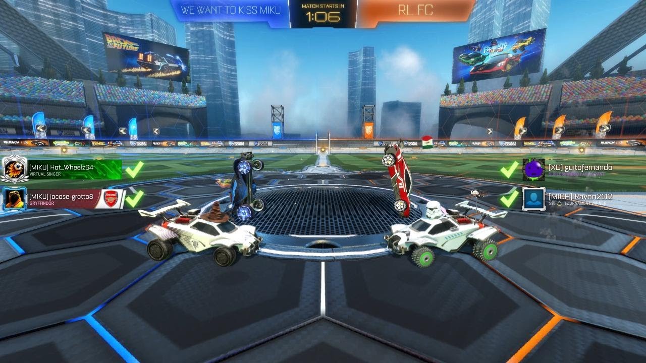 Rocket League 2v2 tournament on ps5