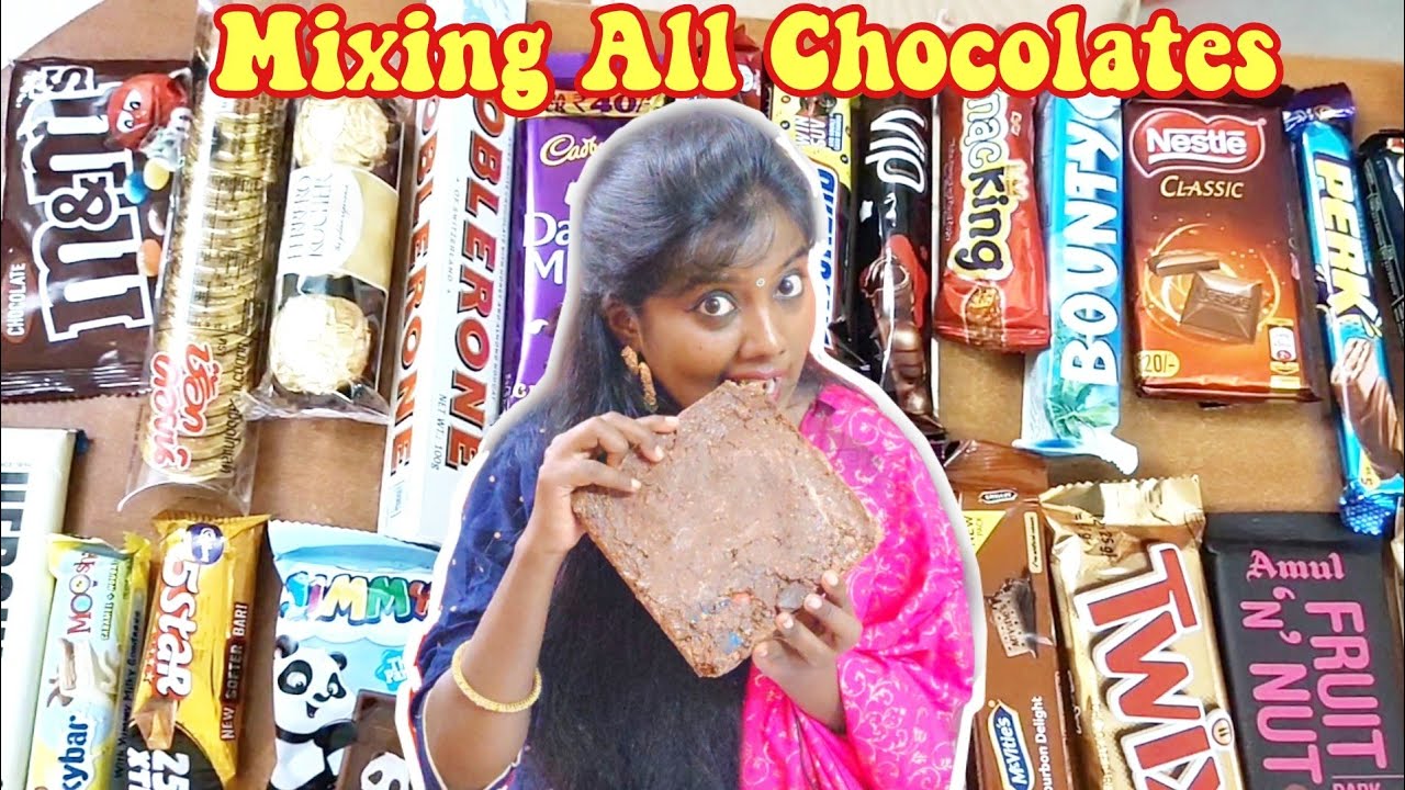 Mixing Every Indian Chocolate Together in Tamil | Taste Testing | Ani's Tamil Lifestyle