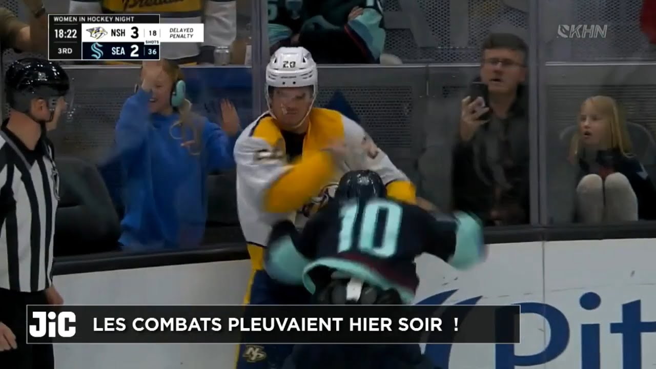 «Justin Barron! Donne-moi deux secondes! Tiens ma bière!»