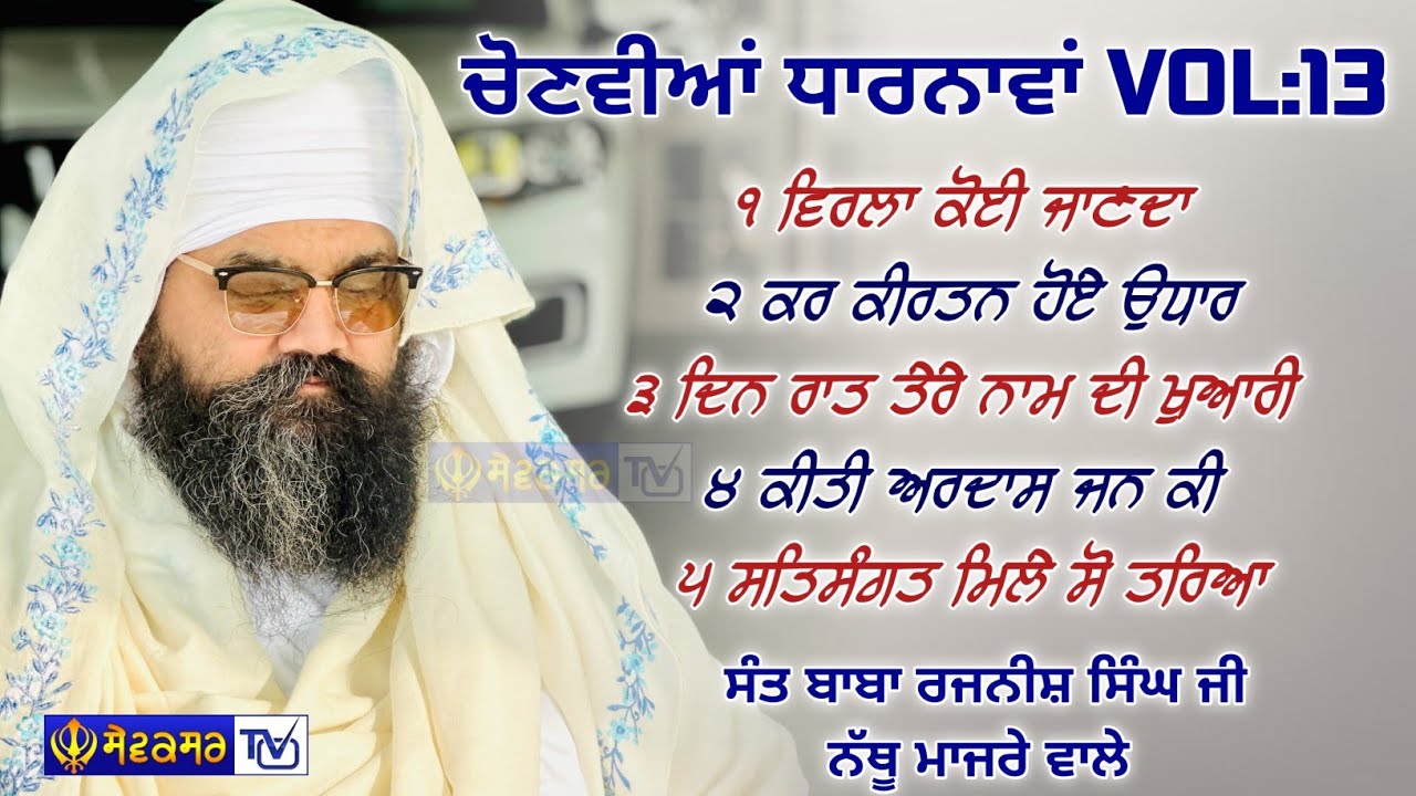 ਚੋਣਵੀਆਂ ਧਾਰਨਾਵਾਂ VOL:13 || SANT BABA RAJNISH SINGH JI NATHU MAJRE WALE || SEWAKSAR TV