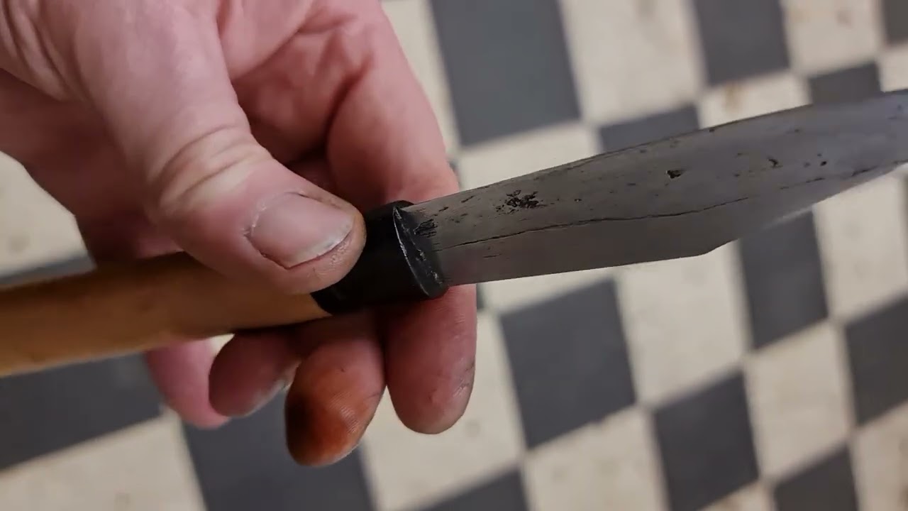 case hardened broke back knife