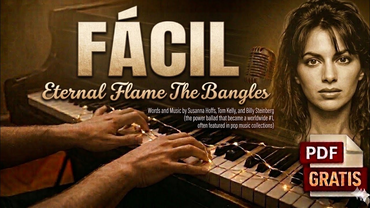 Eternal Flame - The Bangles / Piano F&aacute;cil PDF GRATIS 
