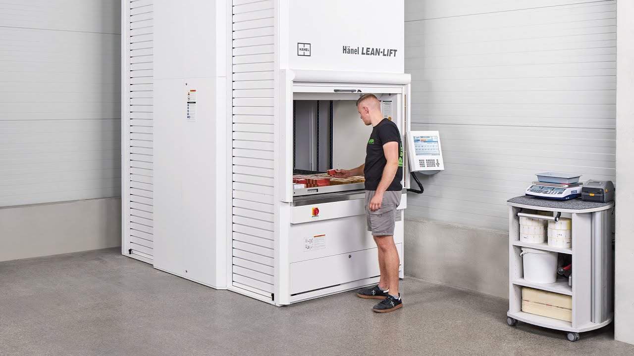 Contrôle visuel et stockage compact avec le Hänel Lean-Lift®