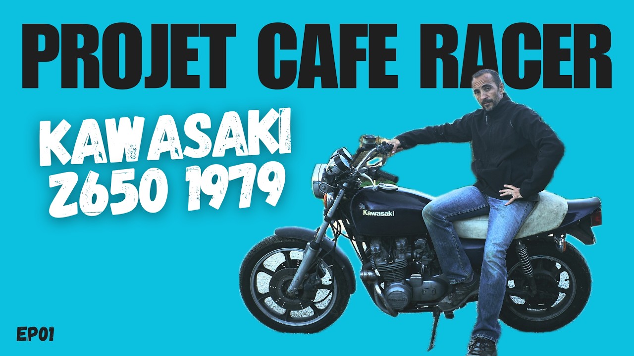 Voici mon Projet Café Racer sur la Base d'une Kawasaki Z650D SR de 1979 - EP01