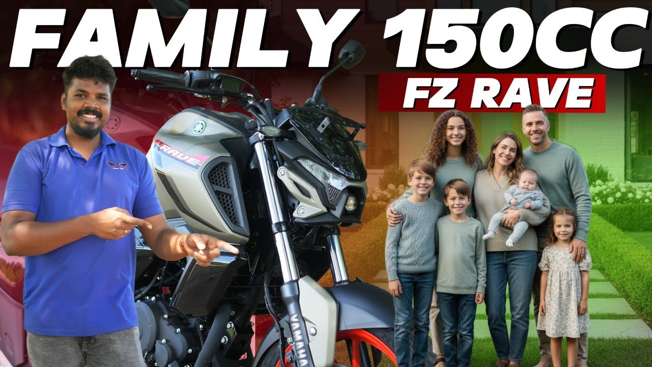 Familyக்கான Best 150cc | Yamaha FZ Rave 2025 Tamil review | Motographic
