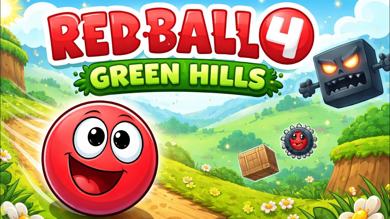 Red Ball 4 (Green Hills) All Levels 1 To 15