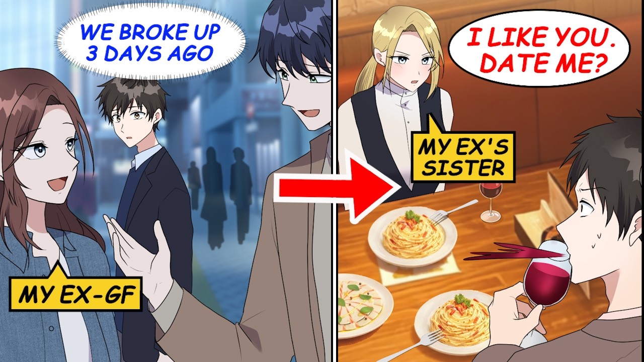 My girlfriend dumped me, then I saw her with another man days later. Her twin asked me out!? [Manga]