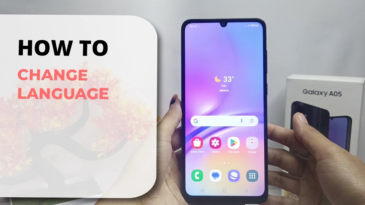 How To Change Language On Samsung Galaxy A05/05s