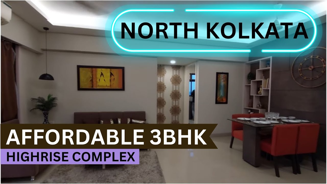 Affordable 3Bhk Flats In North Kolkata Within 45 Lakhs 📞8100293325 | Highrise Complex Rs.43L* Onward