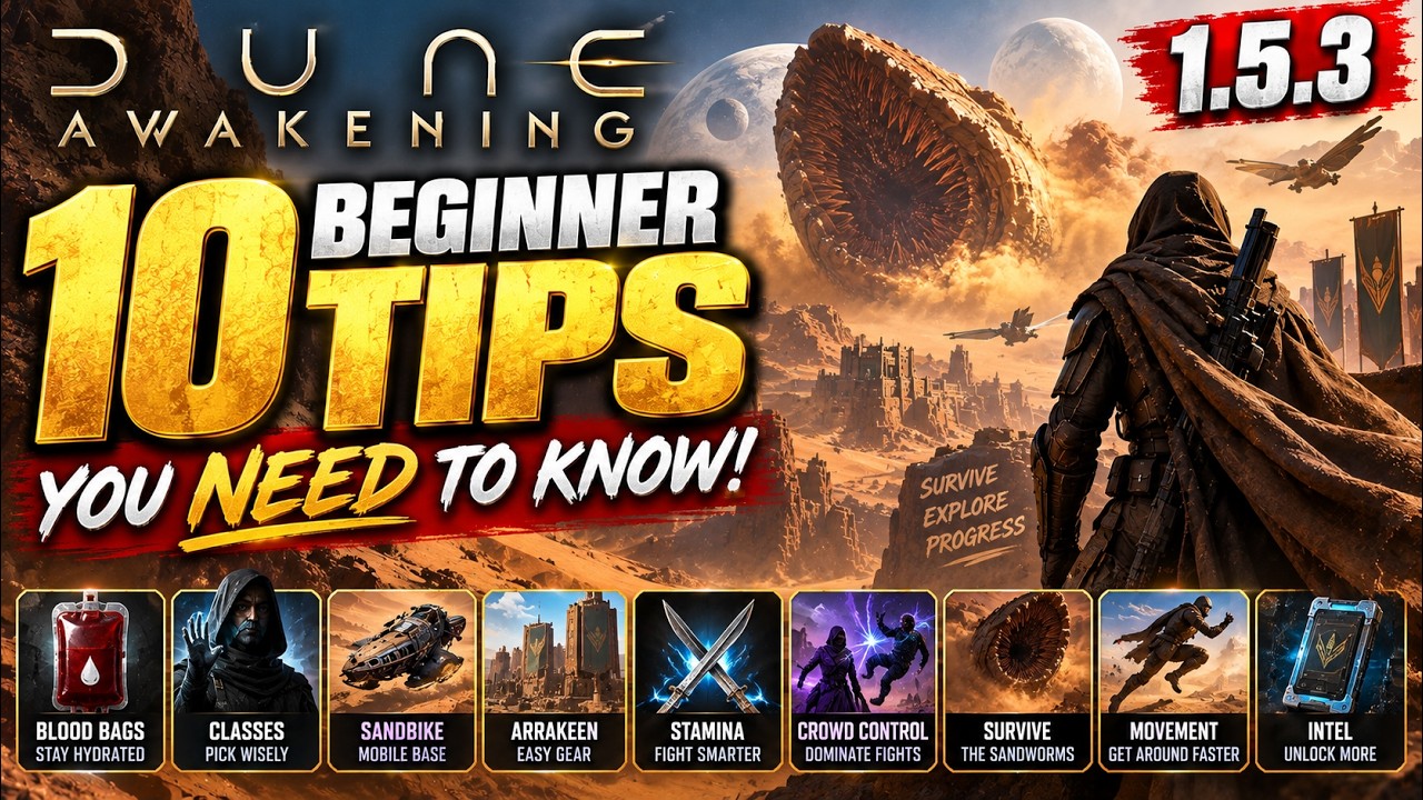 Dune Awakening 1.5.3: 10 Beginner Tips You NEED to Know!