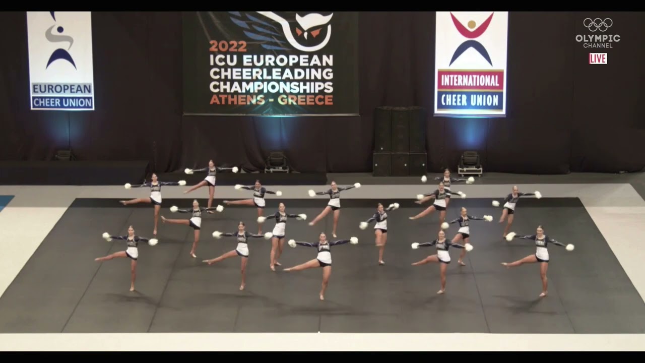 ICU Europeans 2022 Junior Pom - Team Finland FDE Juniors