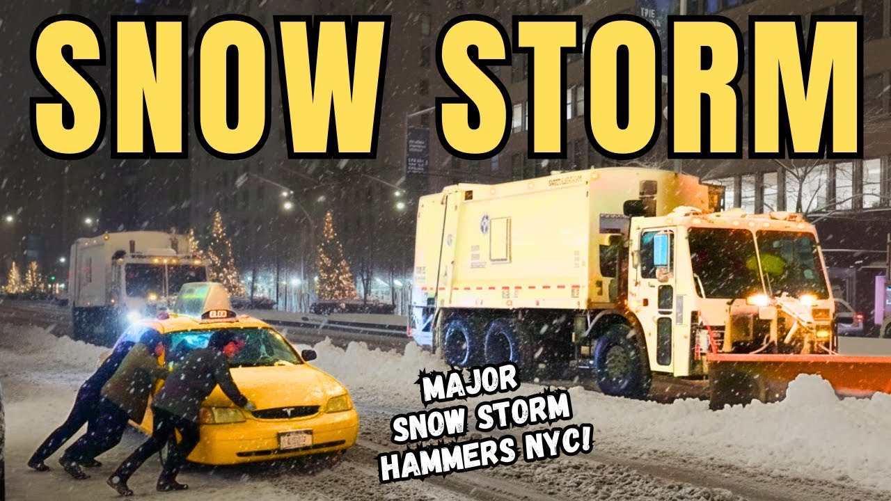 🚨 Walking NYC IN A BLIZZARD 🥶 Heavy Snow Storm Hits Midtown Manhattan ❄️