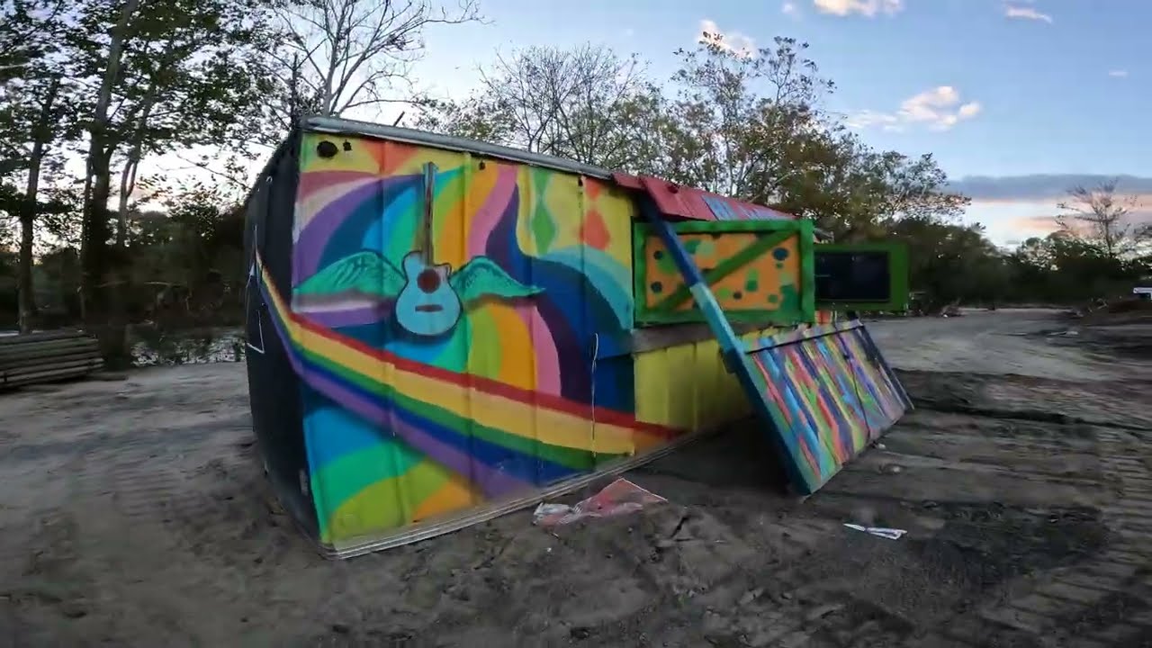 Asheville, NC- Aftermath of Hurricane Helene, November 1, 2024- Salvage Station, White Duck, & More