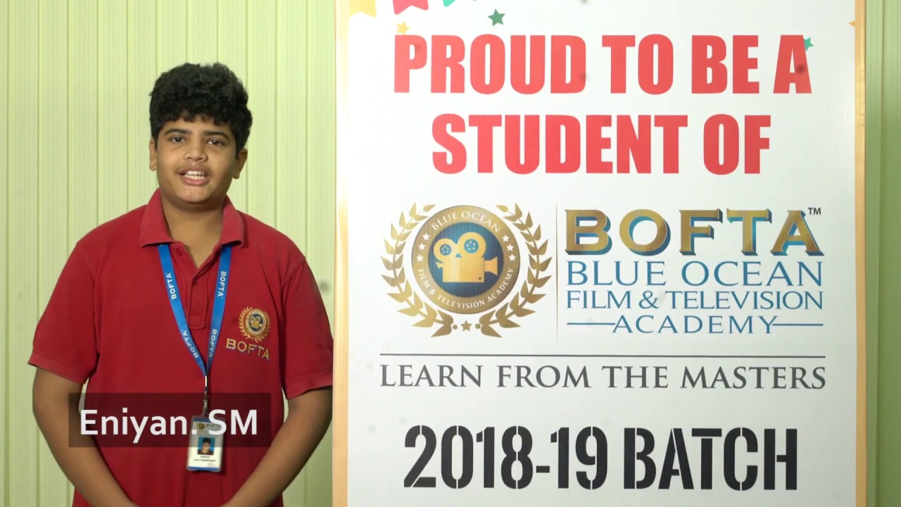 CINEMATOGRAPHY STUDENTS | 2018-19 BATCH ON BOFTA