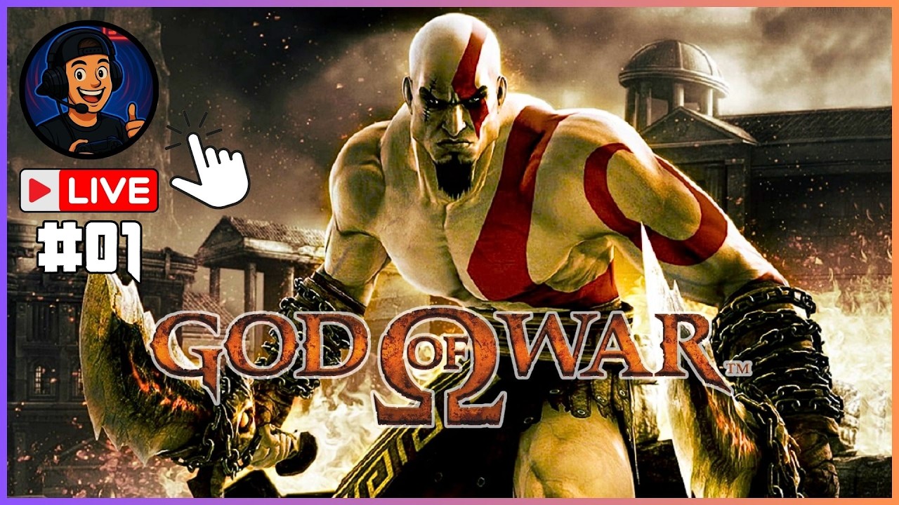 LIVE | God of War 2005 Dublado | INICIO DA SÉRIE