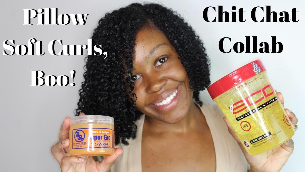 CRUNCH FREE & DEFINED WASH N GO WITH HAIR GREASE & GEL | CHIT CHAT COLLAB