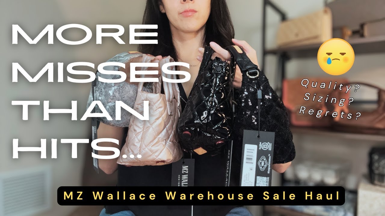 MZ Wallace Warehouse Sale: Unboxing 4 bags - Regret or Fail? Petite Metro Tote, Mini vs. Micro Hobo