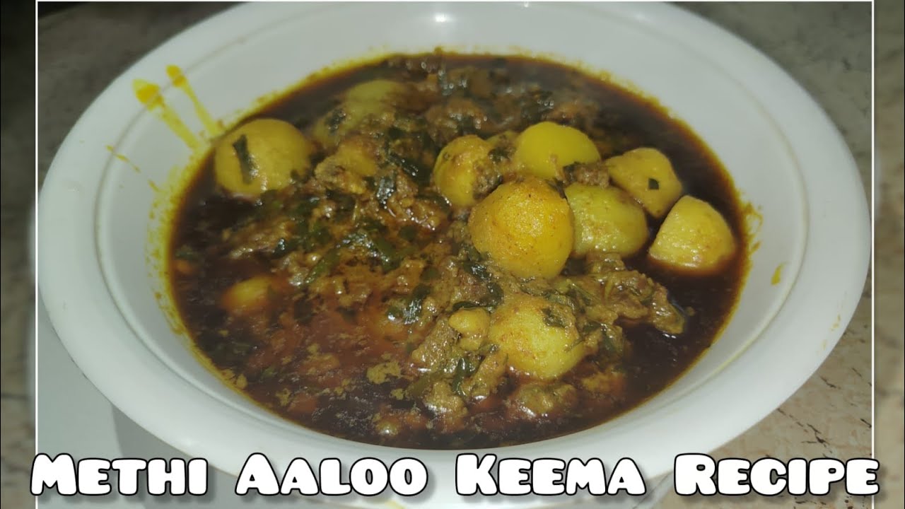 Special recipe Methi Aloo Keema Recipe | Quick Cook Methi Keema Aloo 