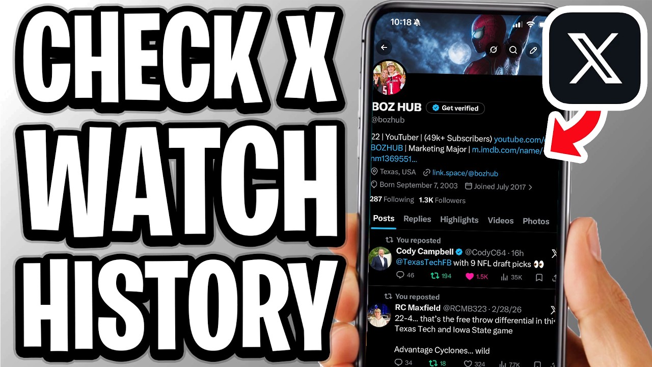 How To Check X Watch History - Full Guide