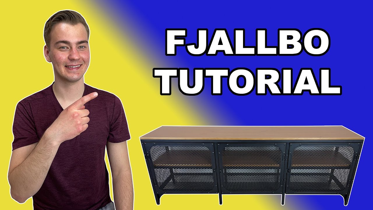 Easy To Follow IKEA Fjallbo TV Bench Tutorial