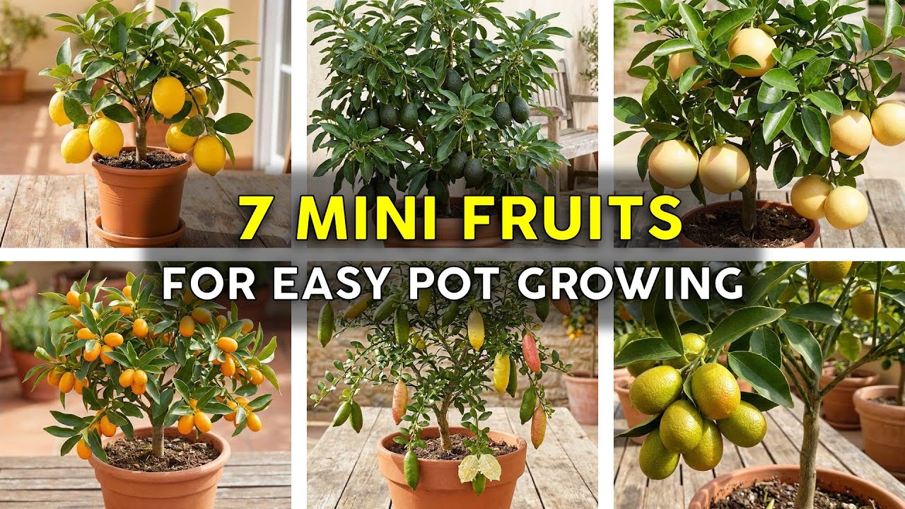 7 Mini Fruits Perfect for Potted and Middle-Aged Gardeners