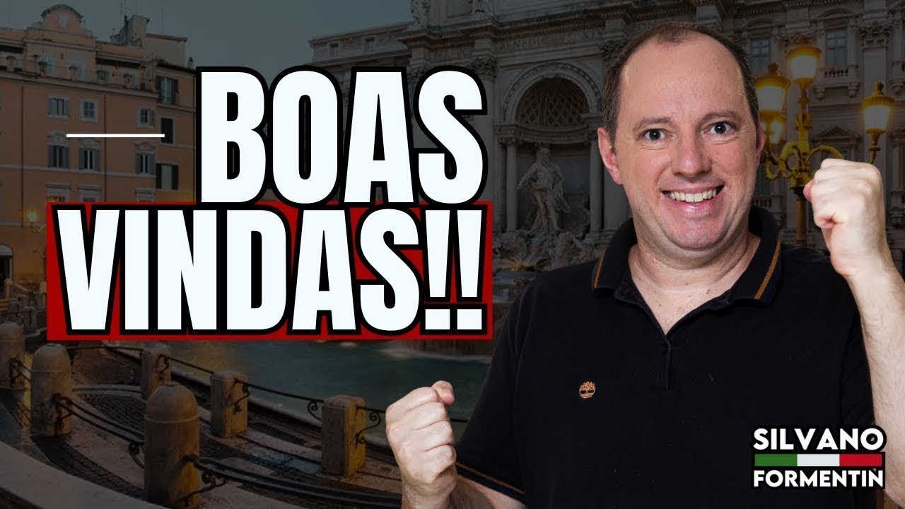 Boas-vindas ao curso de italiano Silvano Formentin | Italiano AO VIVO