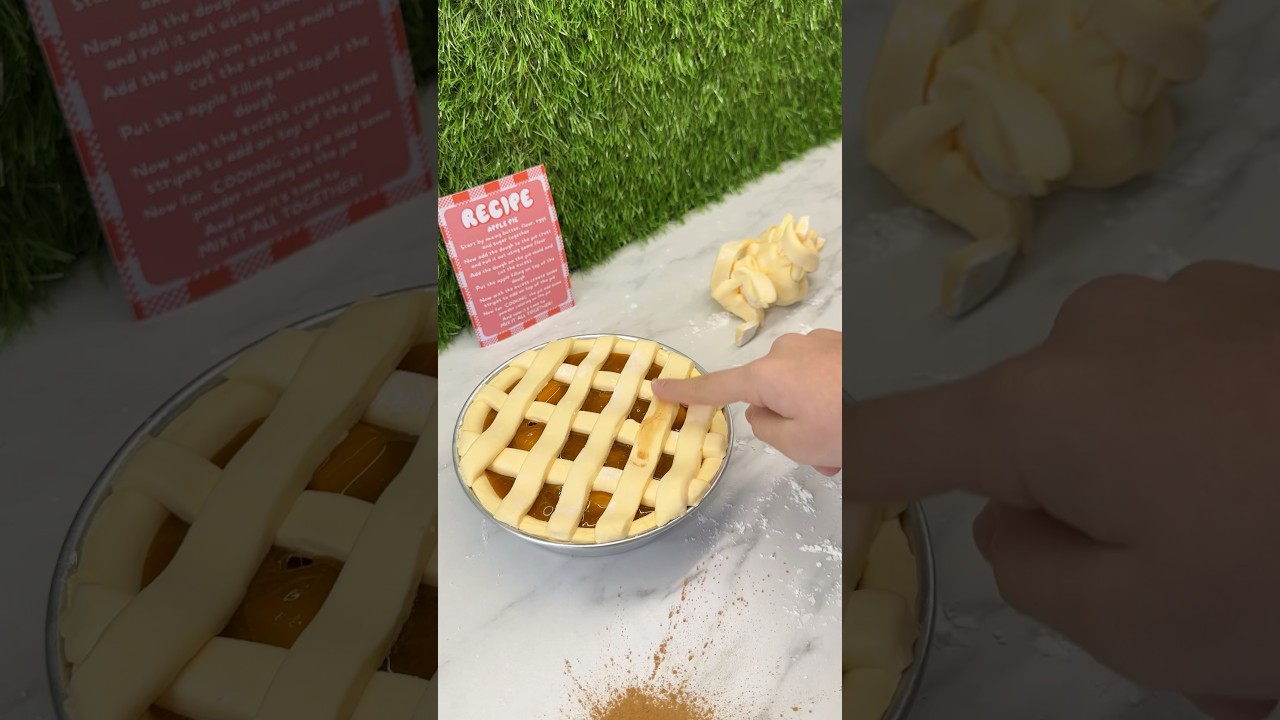 Miss APPLE PIE! This is one of the most satisfying FAKE FOOD KIT on www.gtcreationslime.shop